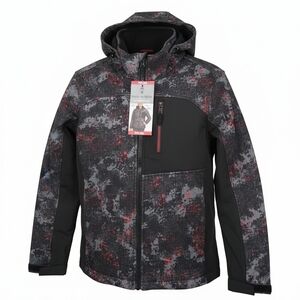 Free Country Kids Camo Jacket - Black and Red